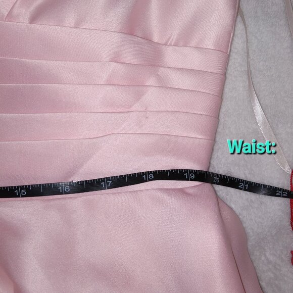 May Queen Couture V Neck Sleeveless Fit and Flare Short Dress Sz 18 NEW - Picture 4 of 16